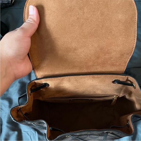 Kleo Coach Signature Brown and Black Backpack - Picture 5 of 7